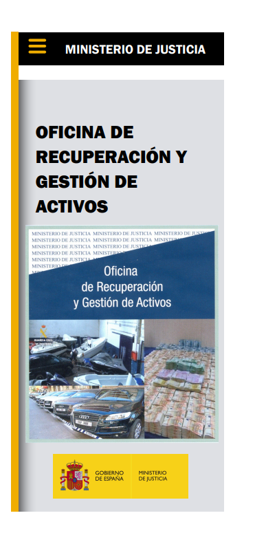 Ver detalles de Oficina de Recuperación y Gestión de Activos 2017 (tríptico)