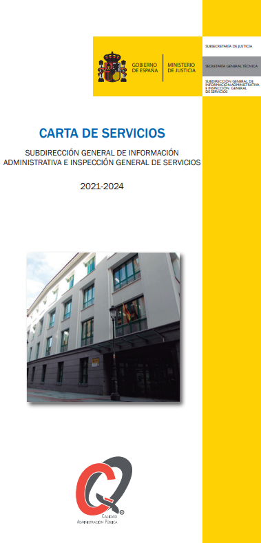 Ver detalles de Carta de Servicios. Subdirección General de Información Administrativa e Inspección General de Servicios 2021 - 2024 (tríptico)