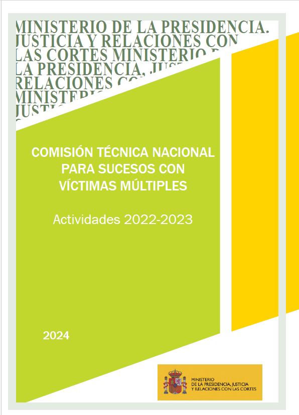 Ver detalles de Comisión Técnica Nacional para Sucesos con Víctimas Múltiples. Actividades 2022-2023