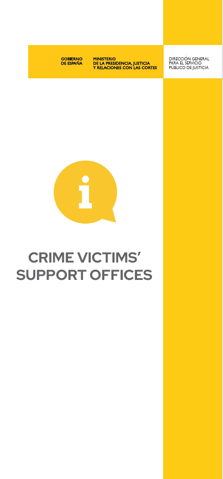 Ver detalles de Crime victims´ support offices 2024 (tríptico)