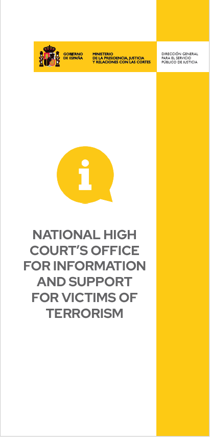 Ver detalles de National High Court’s Office for Information and Support for Victims of Terrorism 2024 (díptico)