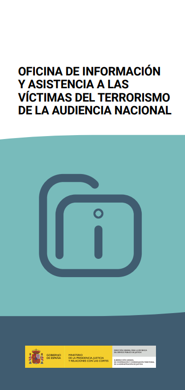 View details of Oficina de informaci&oacute;n y asistencia a las v&iacute;ctimas del terrorismo de la Audiencia Nacional 2025 (d&iacute;ptico)