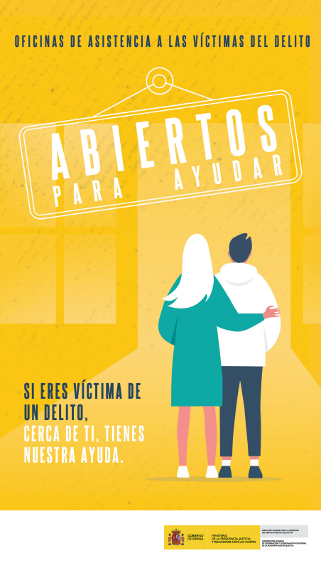 View details of Oficinas de asistencia a las v&iacute;ctimas del delito. Abiertos para ayudar 2025 (d&iacute;ptico)