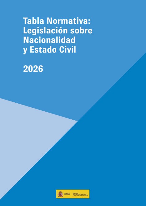 View details of Tabla normativa: legislaci&oacute;n y sobre nacionalidad y estado civil 2026