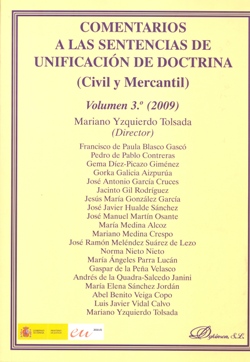 Ver detalles de COMENTARIOS A LAS SENTENCIAS DE UNIFICACIÓN DE DOCTRINA ( Civil y Mercantil) Volumen 3º (2009) 2010